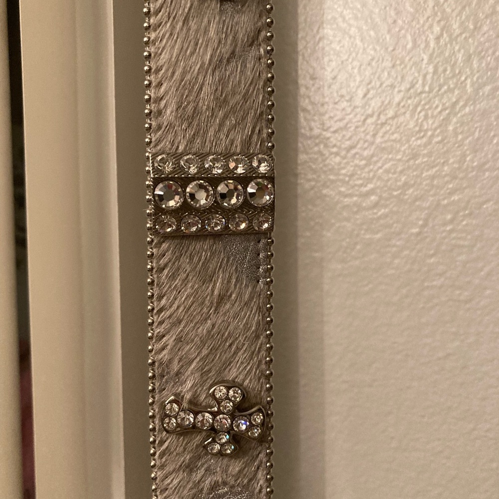 Swarovski crystals Western Belt Vintage signed by b.b. simon - Picture 3 of 10